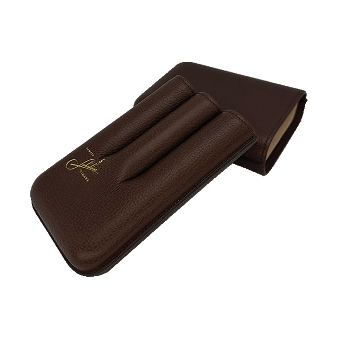 Edward Sahakian 3 cigar case - Brown - Image 3