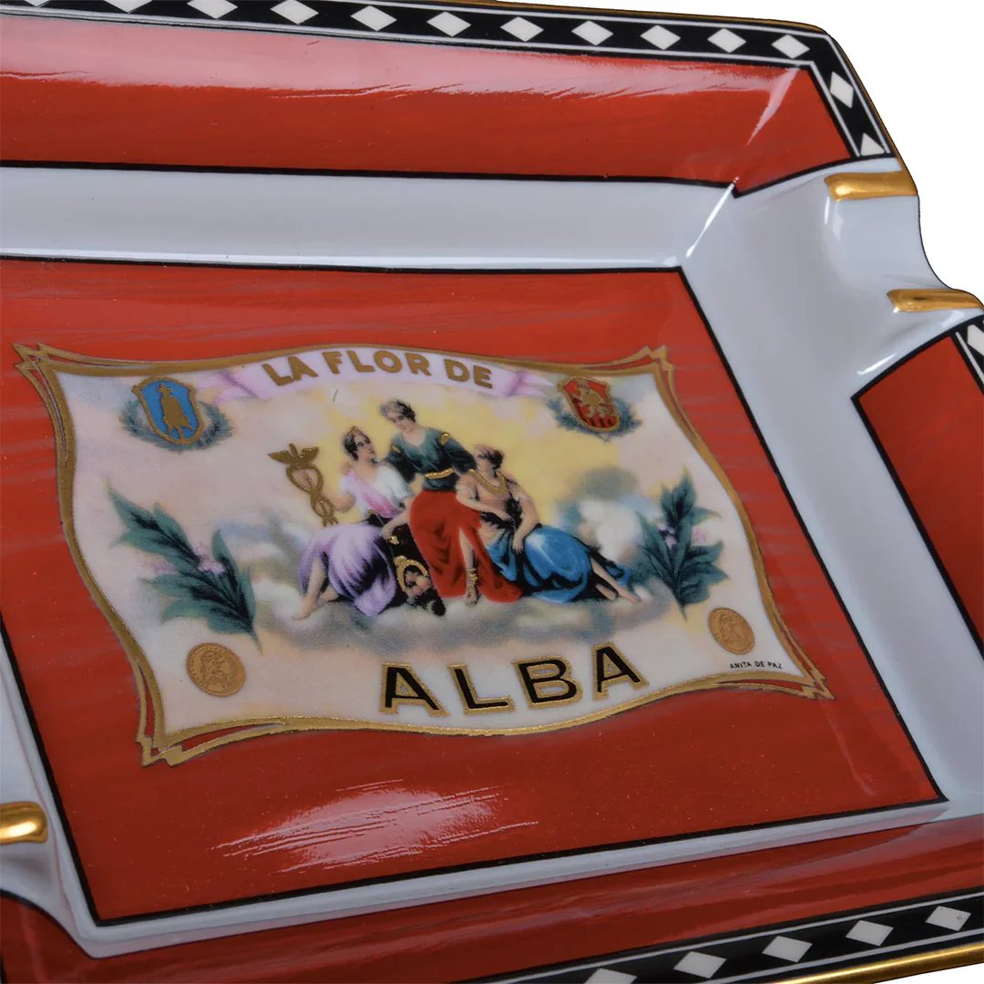 Elie Bleu Alba Ashtray - Red - Image 3