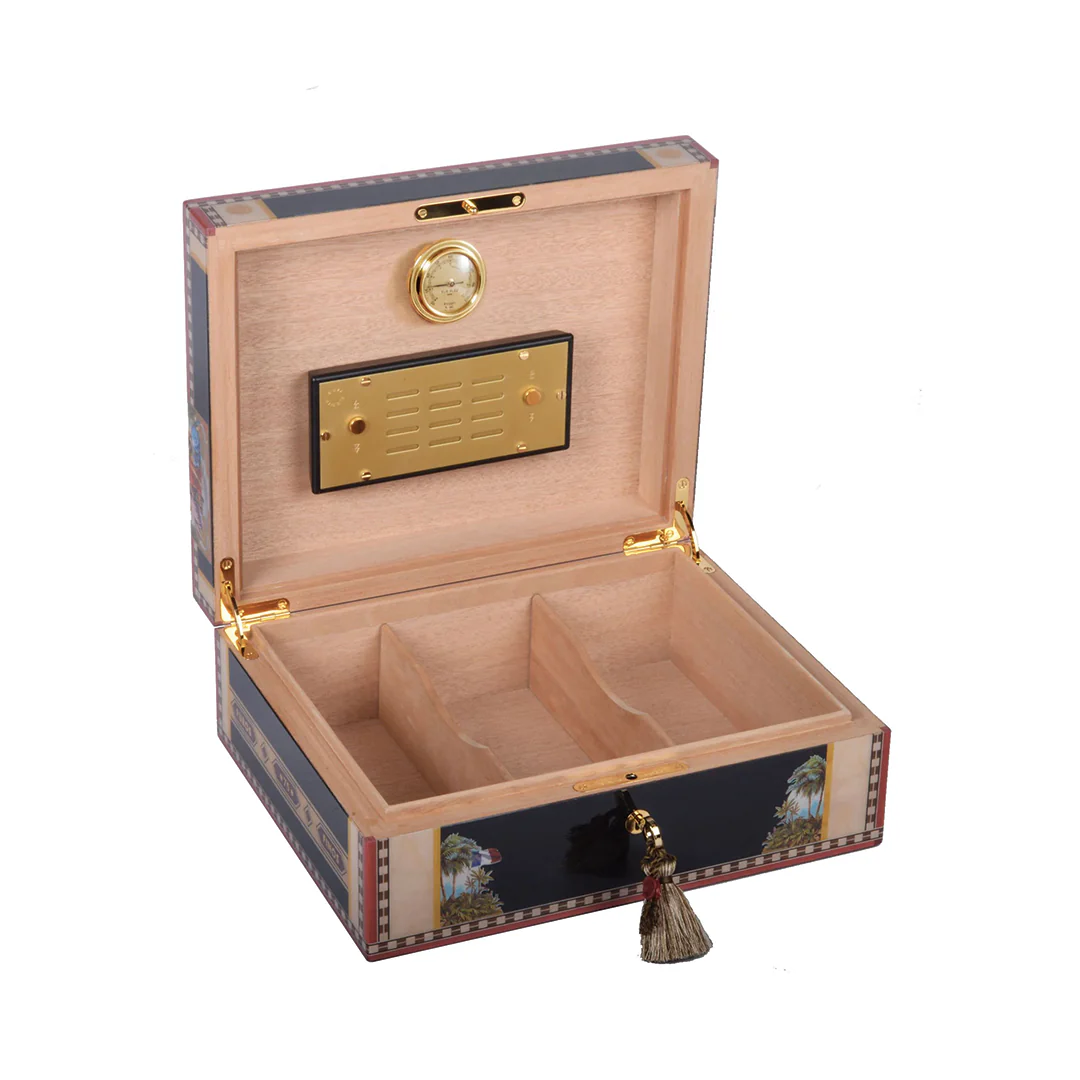 Elie Bleu Flor de Alba Black -  75 Count Humidor - Image 2