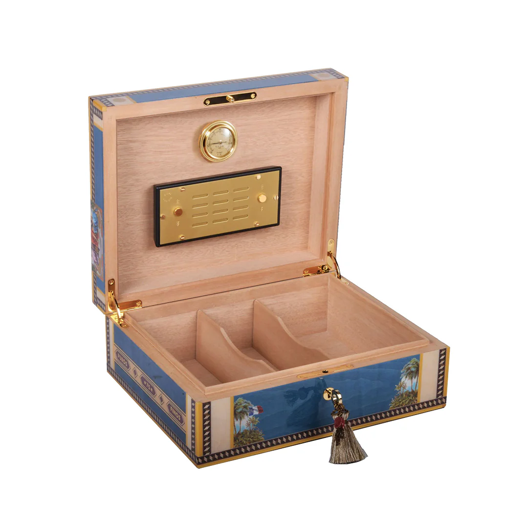 Elie Bleu Flor de Alba Blue -  75 Count Humidor - Image 2