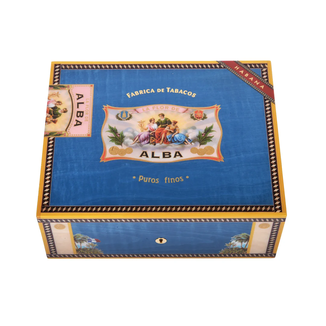 Elie Bleu Flor de Alba Blue -  75 Count Humidor - Image 3