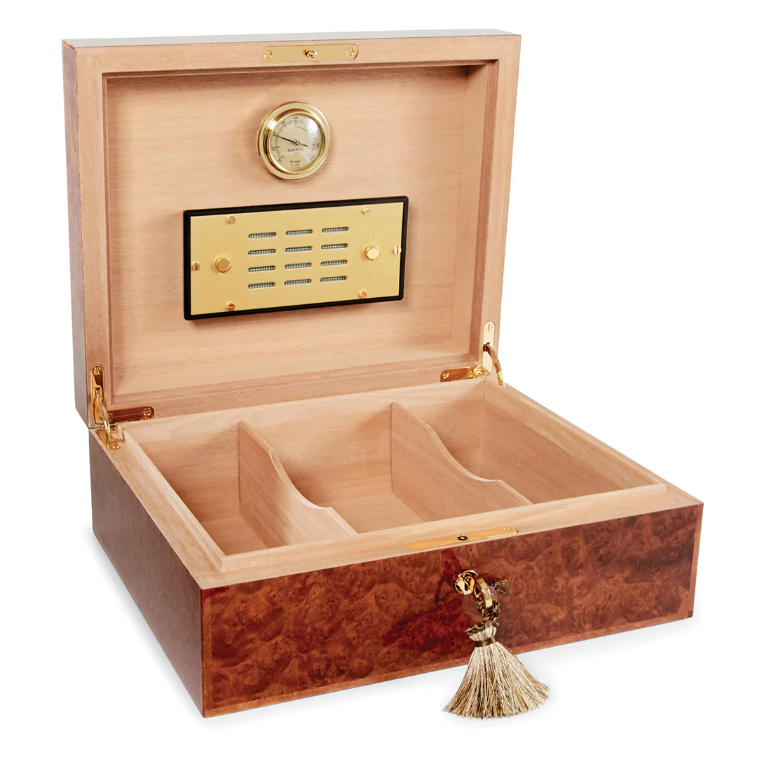 Elie Bleu Loupe D'Amboine - 75 Count Humidor - Image 2