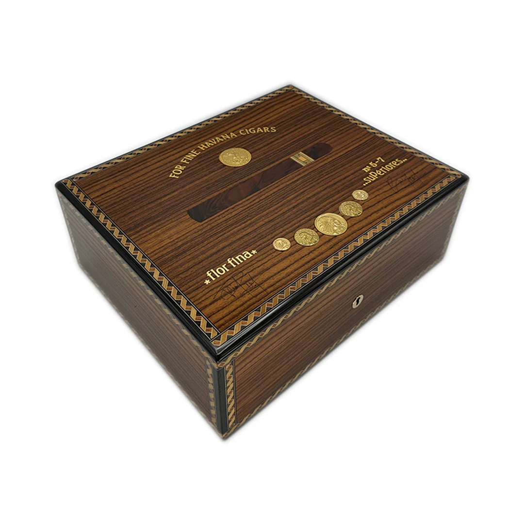 Elie Bleu Medals Rosewood - 75 Count Humidor