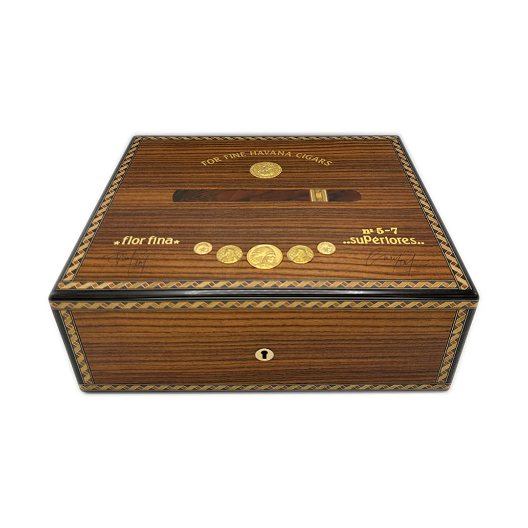Elie Bleu Medals Rosewood - 75 Count Humidor - Image 3