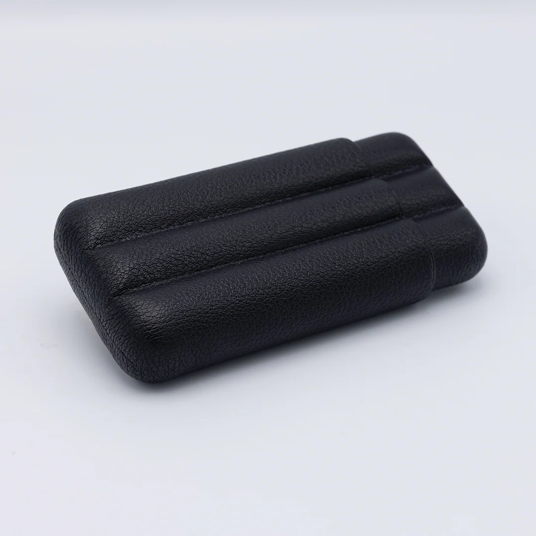 Fallon Black Leather Cigar Case - Image 3