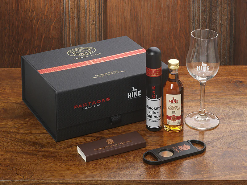 Partagas E No. 2 & Hine Cigar Reserve Gift Box - Image 3