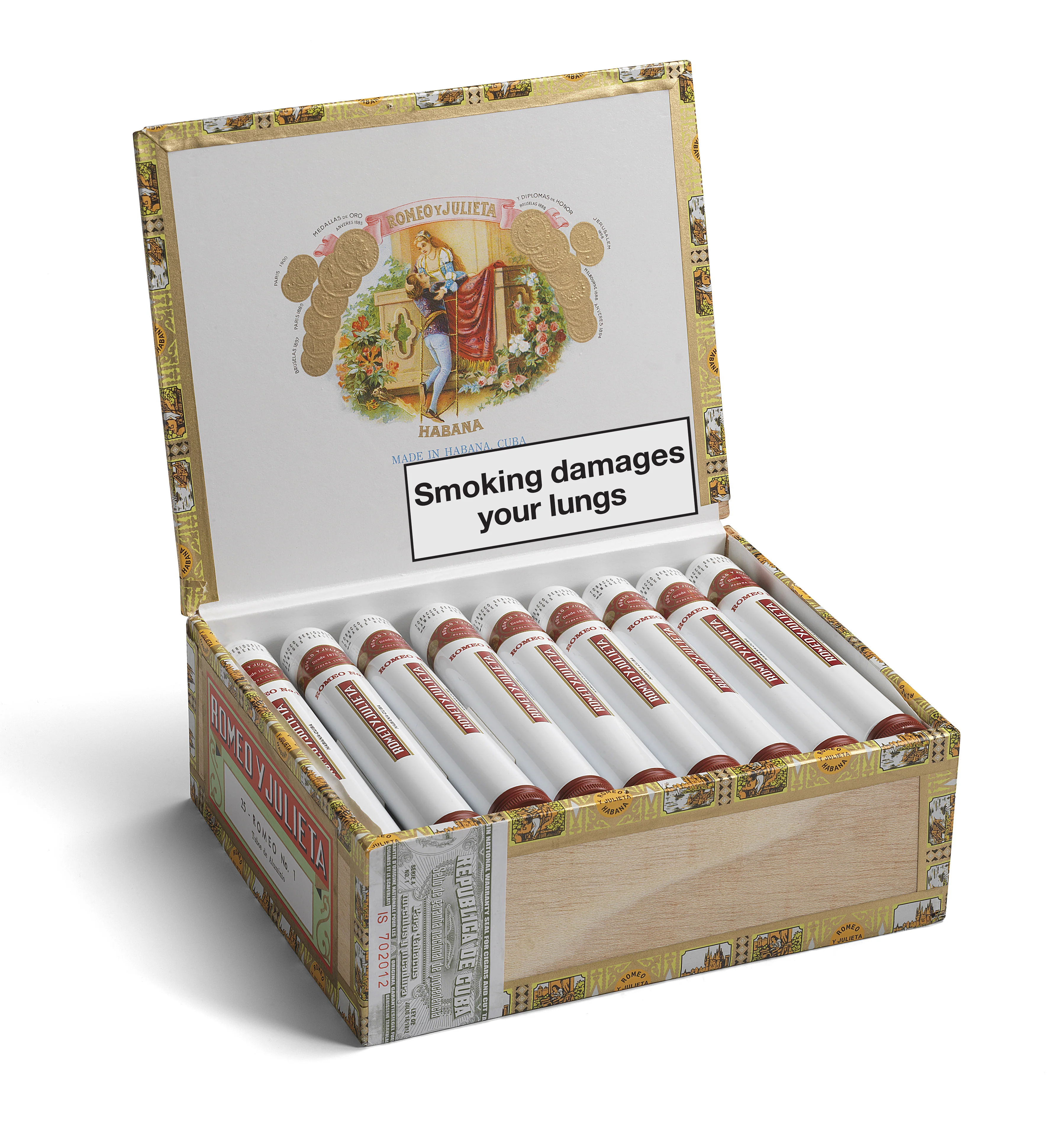 Romeo Y Julieta No. 1 Tubos - Image 2