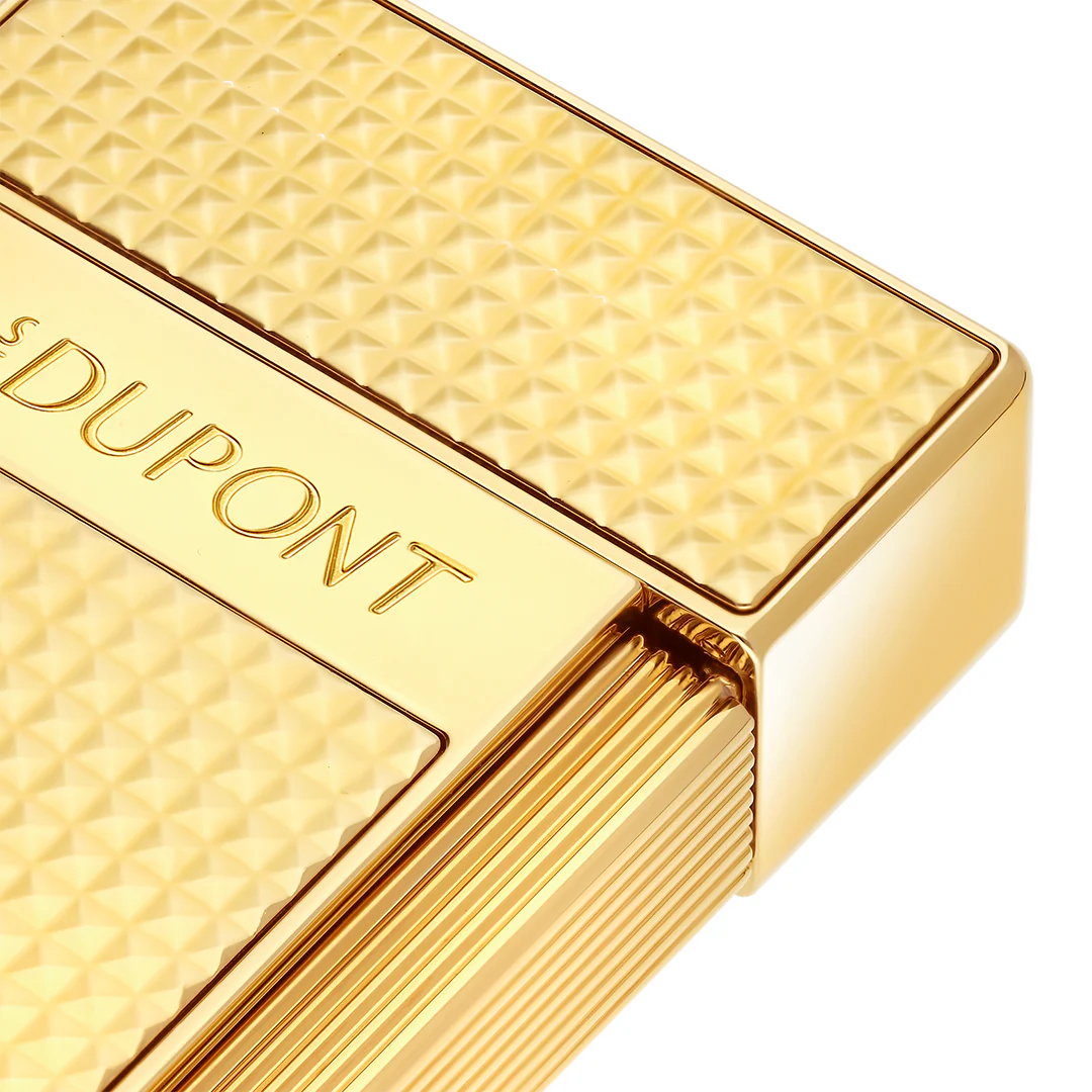 S.T. Dupont Gold Diamondhead Biggy Lighter - Image 3