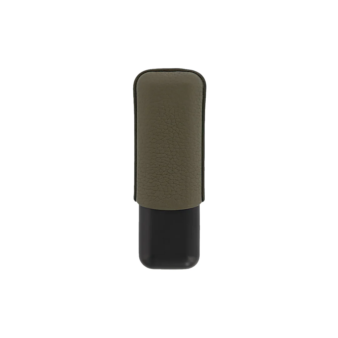 S.T. Dupont Khaki Grain & Matt Black 2 Cigar Case - Image 4