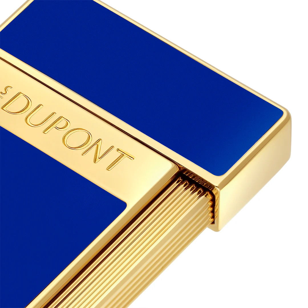 S.T. Dupont Lacquered Indigo Blue Biggy Lighter - Image 3