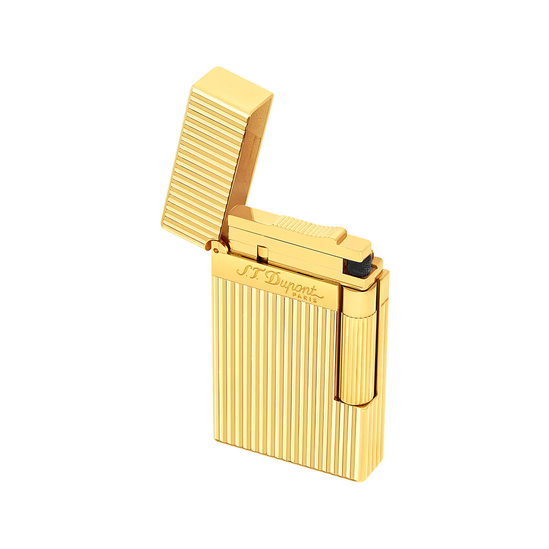 S.T. Dupont Ligne 2 Gold Vertical Lines - Image 2