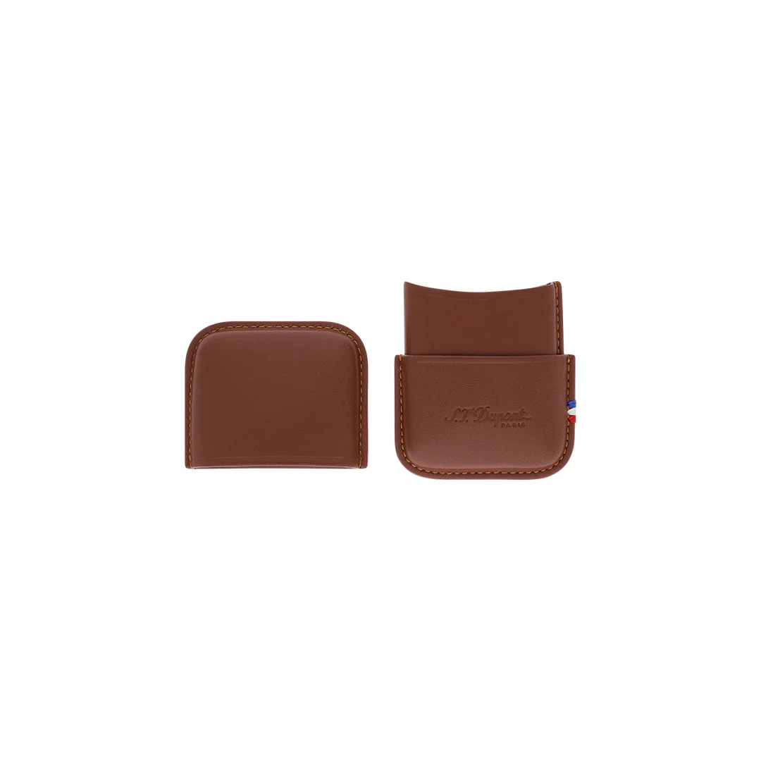 S.T. Dupont Ligne 2 Lighter Case Brown - Image 2