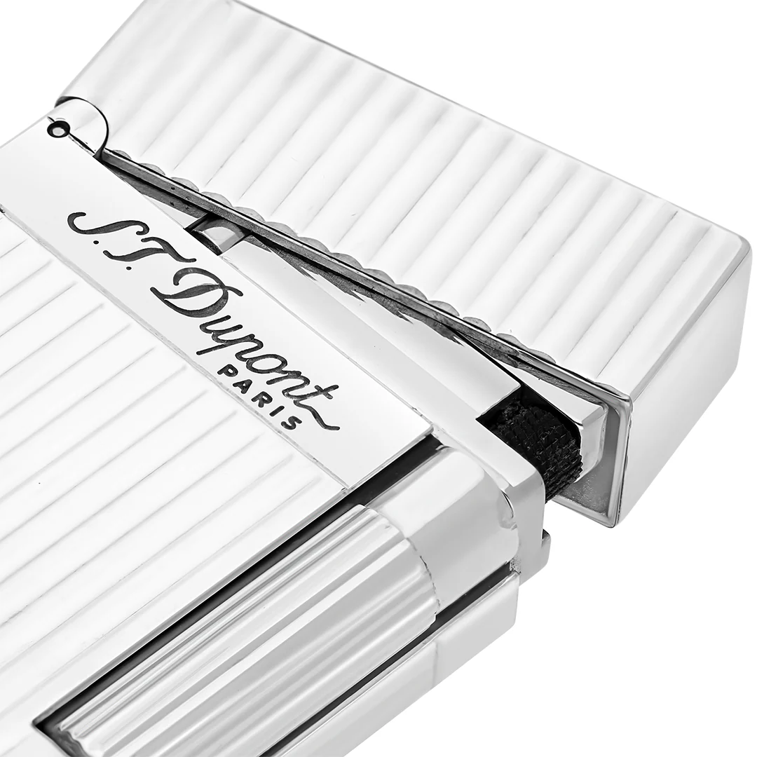 S.T. Dupont Ligne 2 Silver Vertical Lines - Image 4