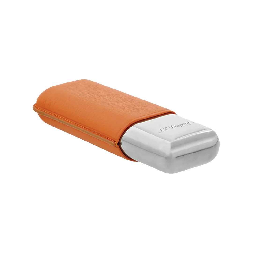 S.T. Dupont Orange Grain 2 Cigar Case - Image 3