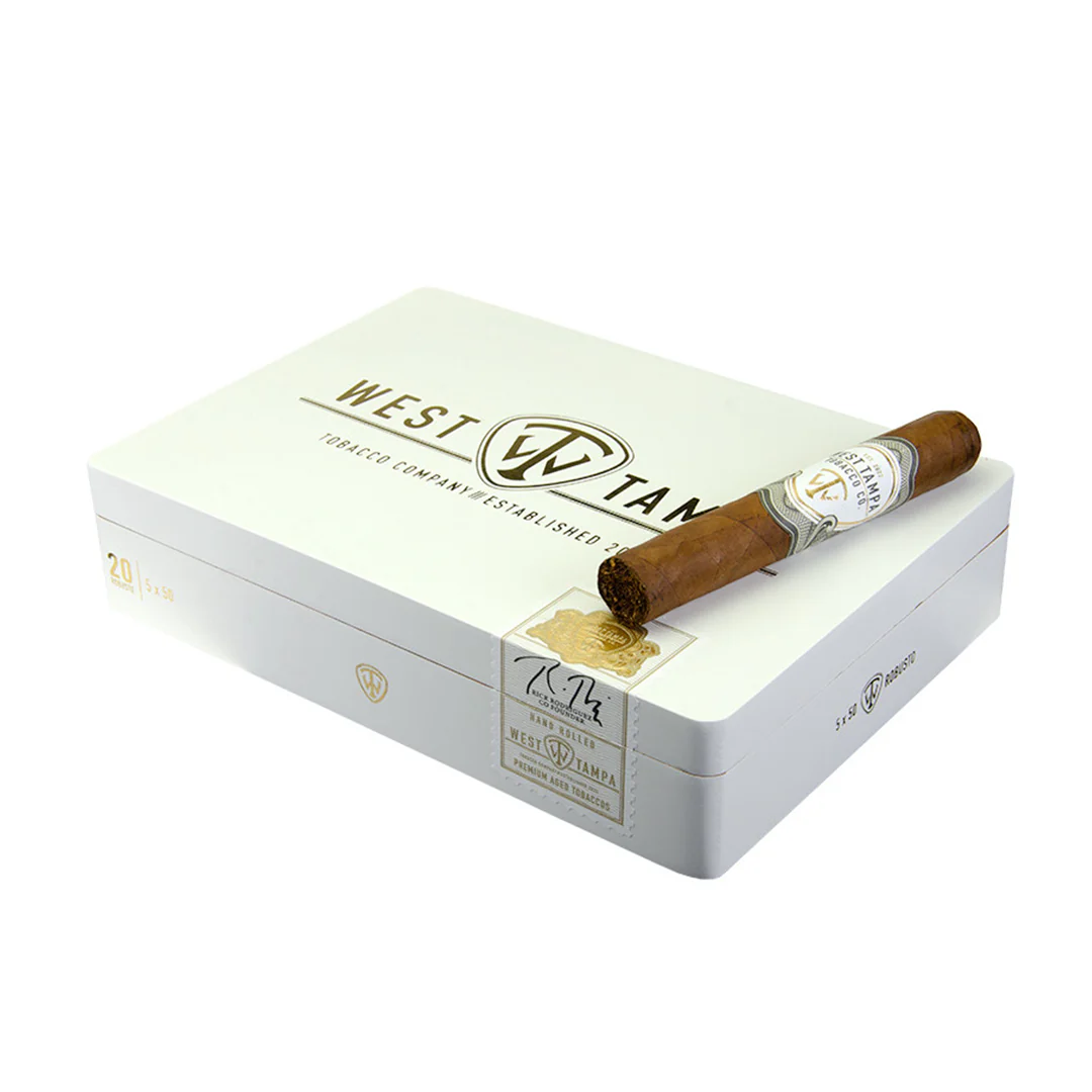 West Tampa Tobacco Co. White Robusto - Image 3